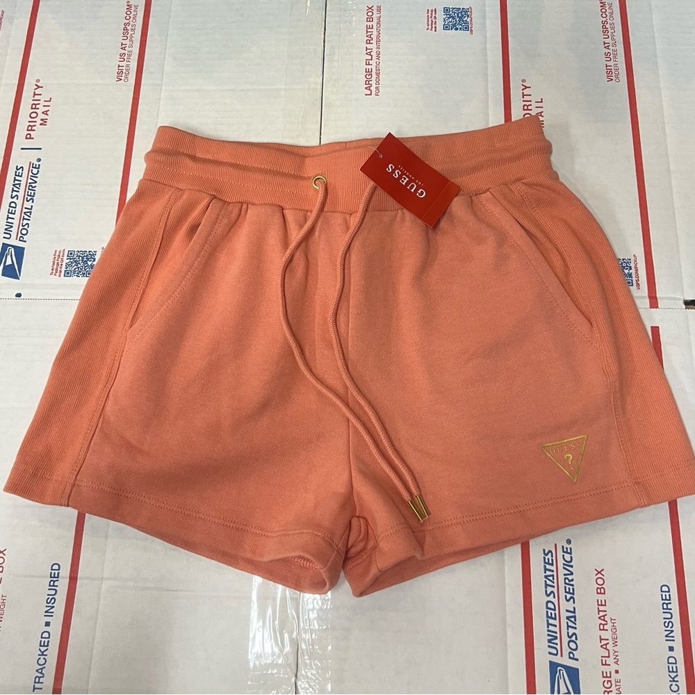 Guess Women's Peach Athletic Shorts